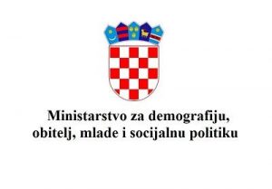 Logo ministarstva za demografiju obitelj, mlade i socijalnu politiku